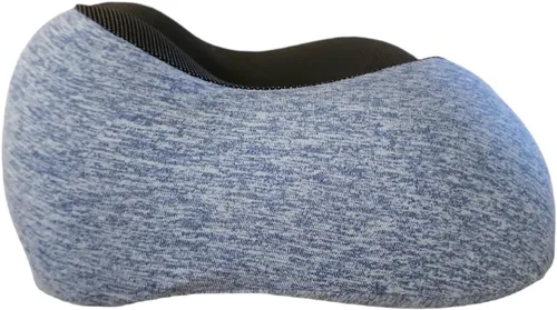 Miniatura 4 de Almohada cervical de viaje de espuma viscoelástica 100% pura para dormir Almohada de cuello de viaje portátil en forma de U Comodidad suave