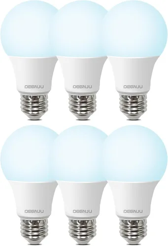 Miniatura 12 de DEGNJU - Bombillas LED A19, bombillas de luz diurna de 5000 K de 100 vatios, 1500 lúmenes, base estándar E26, no regulables, bombillas LED de 13