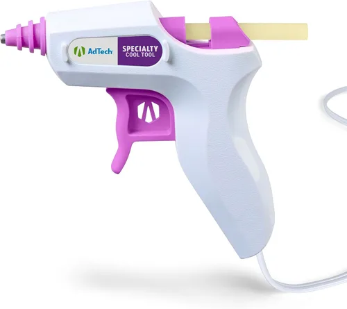 Miniatura 3 de Kit de herramientas de AdTech Cool Tool con pistola de pegamento de baja temperatura, blanco - Apto para niños, seguro para manualidades