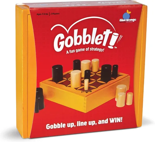 Gobblet! Abstract Strategy Board Game - Award Winning Kids or Adults Original All Wooden Board Game by Blue Orange Games - 2 Players for Ages 7 to
