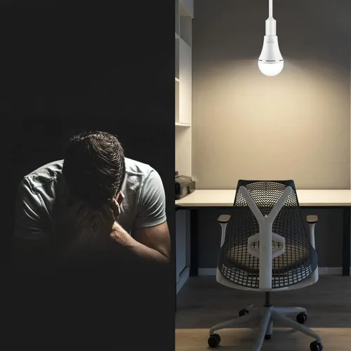 Miniatura 6 de Bombillas LED de emergencia recargables para cortes de energía en el hogar, bombillas con certificación UL operadas por batería, para cortes