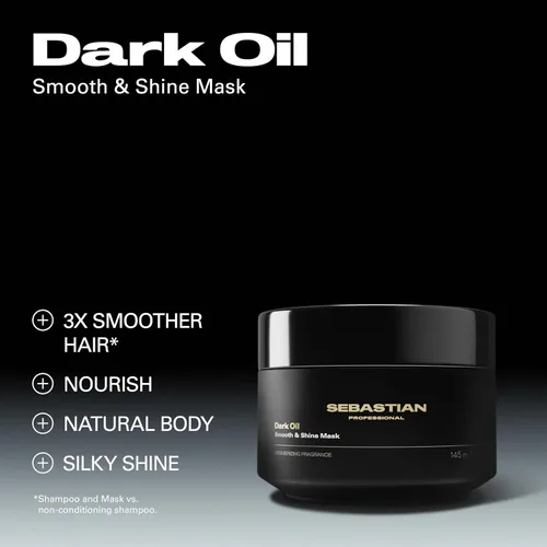 Miniatura 3 de Sebastian Professional Dark Oil Lightweight Mask Infused with Jojoba and Argan Oils Packaging May Vary