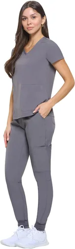 Miniatura 2 de Natural Uniforms Conjunto deportivo elástico esencial para mujer