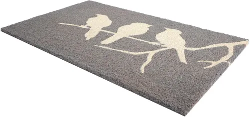 Fab Habitat Tapete tejido a mano | Tapete de entrada para patio, puerta de entrada | Decorativo para todas las estaciones