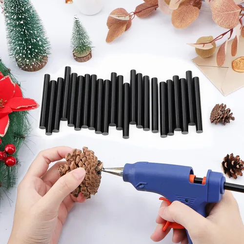 Miniatura 4 de ENPOINT Barras de pegamento caliente negras de tamaño completo, 24 unidades de 4 pulgadas de largo x 0.43 pulgadas de diámetro para manualidades