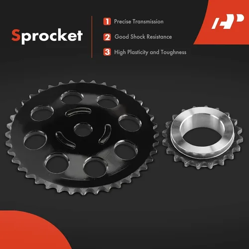 Miniatura 5 de A-Premium Kit de cadena de distribución del motor con tensor y más [compatible con DOHC, 4Cyl 1.6L] Compatible con Mini Cooper [Serie R56]