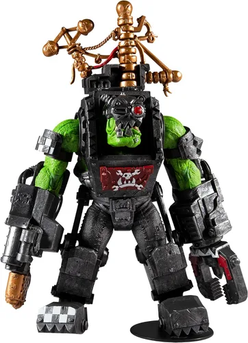 Warhammer 40,000 Ork Big Mek Mega figura de acción con accesorio