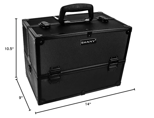 Miniatura 10 de SHANY Essential Pro - Estuche de maquillaje de tren con caja de cosméticos, estuche de maquillaje portátil, organizador de belleza, almacenamiento