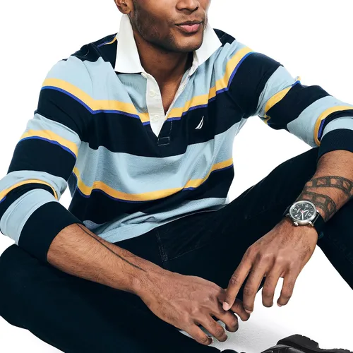 Miniatura 4 de Nautica Polo de rugby de manga larga para hombre