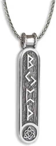 Miniatura 24 de Viking Rune Formula Pendant Necklace for Men Women - 925 Sterling Silver - Norse Nordic Celtic Jewelry - Runes Protection Amulet - Matching