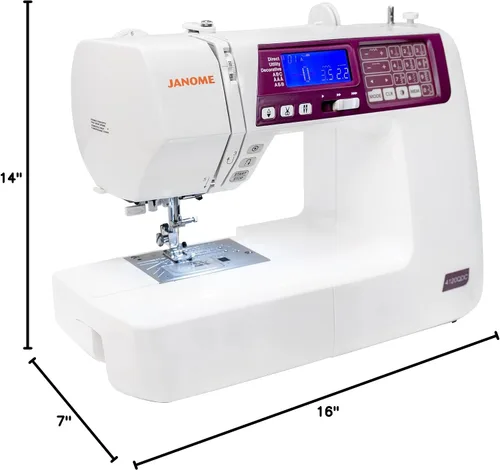 Miniatura 13 de Janome 4120QDC-G Máquina de coser y acolchar computarizada con kit de edredón adicional