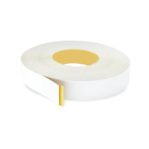 Miniatura 18 de Abedul 1 1/2 pulgadas x 25 pies Cinta de chapa de bandas de borde, cinta adhesiva para bordes de revestimiento de borde de moldura de tira de vinilo