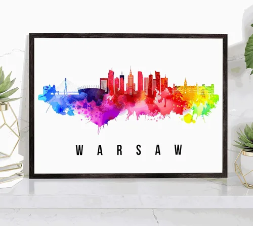 Miniatura 30 de Póster de Kazan Skyline Russia, pintura de paisaje urbano de Kazán, póster de Rusia, impresión de paisaje urbano de Kazán y monumentos, arte