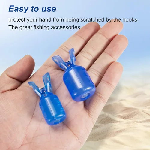 Miniatura 3 de Alomejor 10 Uds EVA Pesca Gancho Cubierta de Gancho de Pesca Bonnets Calamar Jig Hook Protector Caso Pesca aparejos Cajas Herramientas