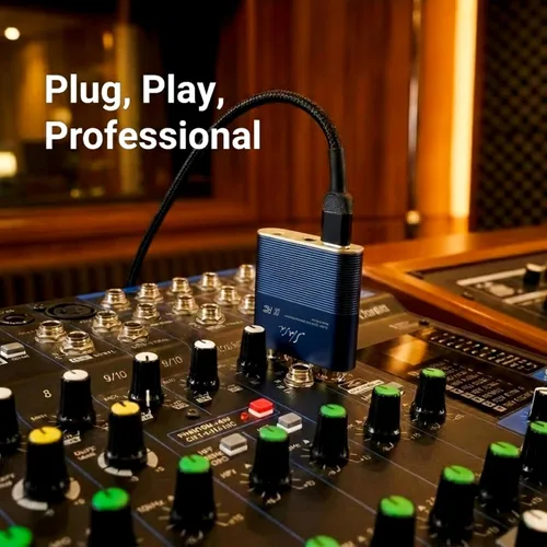 Miniatura 9 de Slash Receptor de audio Bluetooth de 6 alta resolución para estéreo doméstico, adaptador inalámbrico audiófilo con ESS Quad DAC (ES9219), entrada