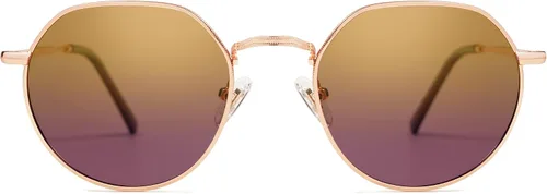 Miniatura 16 de SOJOS Gafas de sol polarizadas redondas de polígono para mujeres y hombres, retro, clásicas, vintage, Panto octogonales, SJ1157