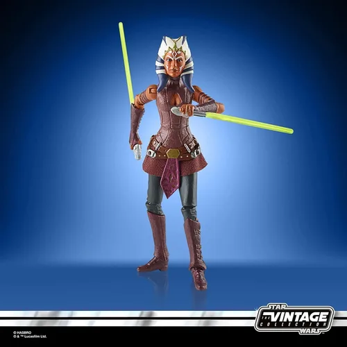 Miniatura 2 de STAR WARS The Vintage Collection Ahsoka Toy VC102, figura de acción coleccionable de The Clone Wars a escala de 3.75 pulgadas, para niños a partir
