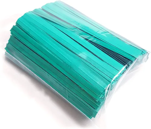 Miniatura 6 de cintas de alambre de 4 pulgadas de largo, con revestimiento de plástico, no se rompen, uso general, ideal para bolsas de regalo de fiesta, embalaje