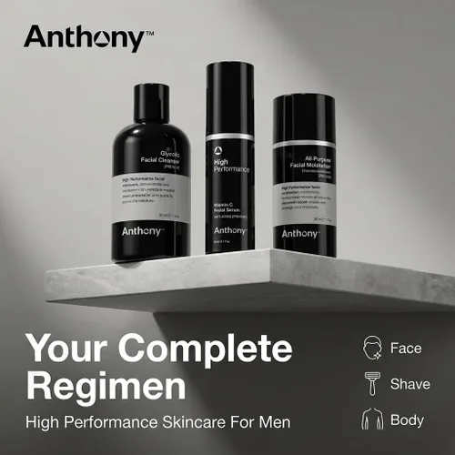 Miniatura 9 de Anthony Tratamiento en crema de vitamina C de alto rendimiento, suero facial antienvejecimiento avanzado con polipéptidos y ácido salicílico
