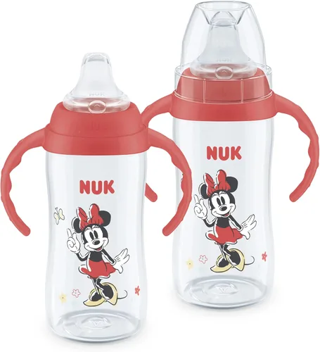 Miniatura 12 de NUK Disney Princess - Vaso grande para aprender, 10 onzas, paquete de 2 unidades, sin BPA, a prueba de derrames