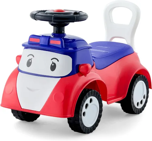 Miniatura 10 de VEVOR Coche de Paseo Infantil, Coche de Empuje para Niños de 19 a 36 Meses, Buggy con Barreras de Protección, Asa y Almacenamiento Bajo el Asiento