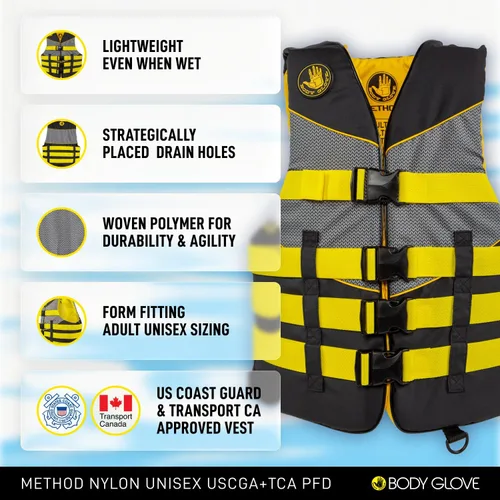 Miniatura 6 de Body GlovePFD Life Vest Amarillo