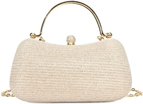 Bolso de mano de noche para mujer, bolsos formales brillantes de noche, bolso de mano para boda, cóctel, graduación, fiesta, bolsa de noche