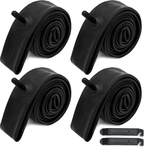 CALPALMY Tubo interior de bicicleta de 26 pulgadas, (4 paquetes/6 paquetes), tubos de repuesto para neumáticos de bicicleta de 26 x 1.75/1.95/2.125