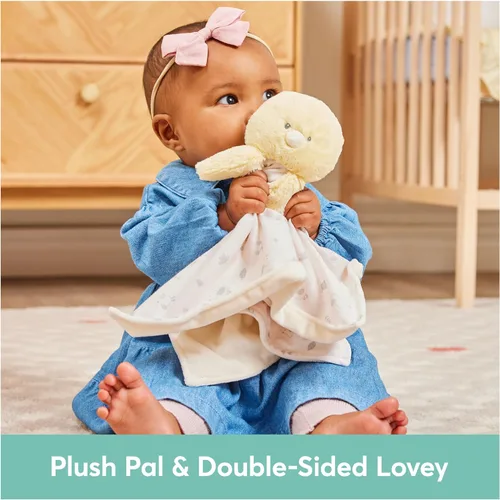 Miniatura 2 de GUND Baby Patito de Apego Suavemente Sostenible, Manta de Felpa de Animal de Peluche Hecha de Materiales 100% Reciclados, para Bebés y Recién