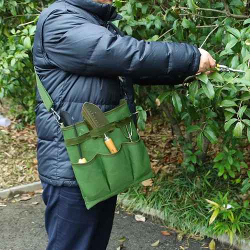 Miniatura 2 de Bolsa de herramientas de poda de jardín - Bolsa de almacenamiento de lona para jardinería