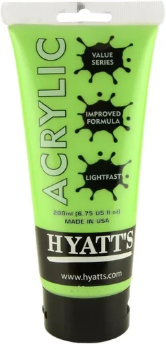 Miniatura 90 de Hyatt's Alizarine - Pintura acrílica carmesí Tubo de pintura acrílica de 2.5 fl oz de grado artístico Secado rápido y pintura no tóxica