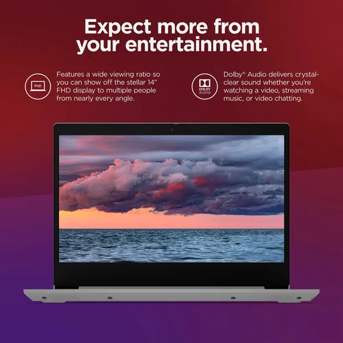Miniatura 3 de Lenovo IdeaPad 3 - Laptop con pantalla FHD de 14 pulgadas, procesador Intel Core i5-1135G7, 12 GB de RAM, SSD PCIe de 256 GB, cámara web, lector