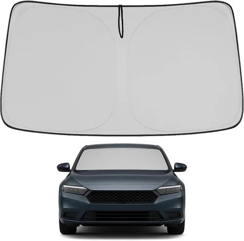 Miniatura 54 de Proadsy Parasol para parabrisas actualizado 2025, ajuste personalizado Dodge RAM 1500 2Dr 2019-2024 2025, 4 capas, plegable, protector de parasol
