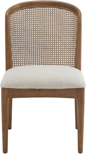 Miniatura 13 de Christopher Knight Home Lilia - Juego de 2 sillas de comedor, silla de comedor moderna con tapicería de tela, sillas de cocina con marco de madera
