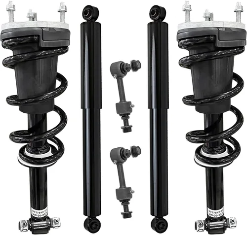 Miniatura 21 de Detroit Axle - Kit de puntales delanteros de 6 piezas para Ford Escape 2014-2019, 2 puntales y muelles helicoidales, 2 enlaces de barra