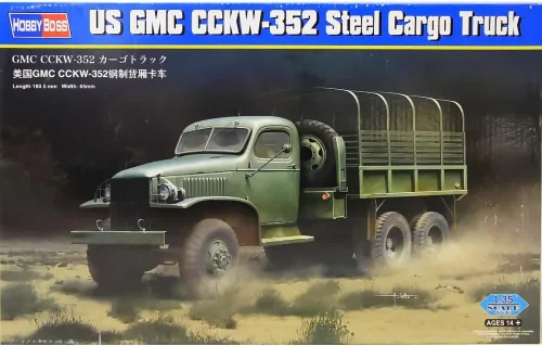 Miniatura 3 de Hobby Boss GMC CCKW-352 Kit de modelo de camión de carga de acero