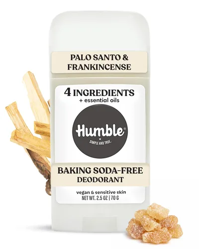 Miniatura 15 de HUMBLE BRANDS - Desodorante natural sin aluminio para mujeres y hombres, desodorante vegano sin crueldad, formulado para pieles sensibles, bergamota