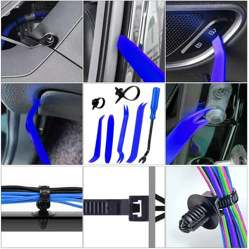 Miniatura 3 de Kit de 860 clips de parachoques y sujetador de retención de automóvil 25 tamaños Auto Push Pin Remaches Puerta Trim Panel Clips para GM Ford