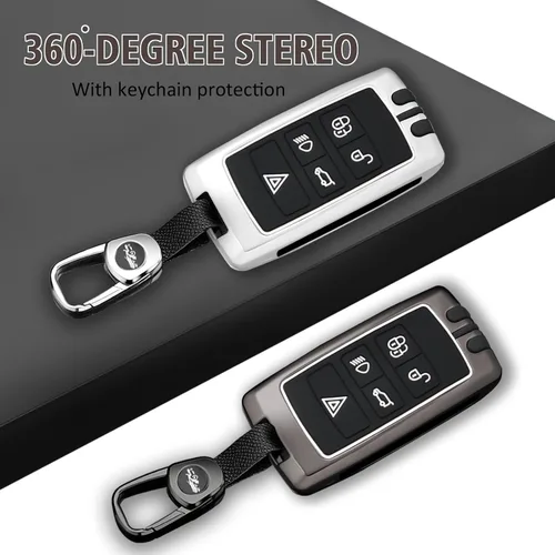 Miniatura 7 de Funda de silicona suave de alta calidad para llavero Land Rover, llavero resistente con funda compatible con Jaguar Land Rover Range Evoque Velar