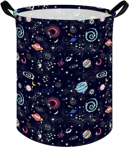 Miniatura 25 de FXOLCSHE Cesta de lavandería para bebés con animales, cesta de lavandería para bebés de animales del bosque, cesta de juguetes para niños, cesta
