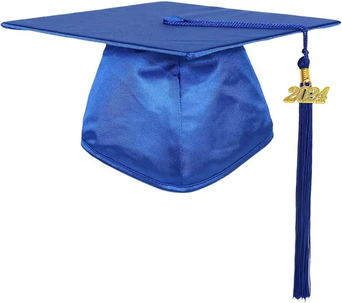 Miniatura 5 de Gorro de graduación brillante para jardín de infantes y preescolar con borla 2024