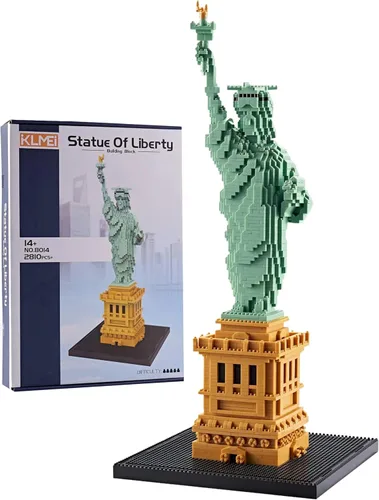 Miniatura 12 de KLMEi Colección de arquitectura: Taj Mahal - Set de construcción, juego de modelo, regalo para niños y adultos, 3950 piezas de mini-microbloques Taj