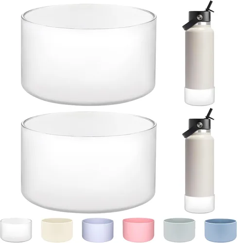Miniatura 35 de HEYSKAY Funda Protectora de Silicona para Botella de Agua de Boca Ancha Hydro Flask de 32oz 40oz Protector de Base Inferior y Otras Botellas de Agua