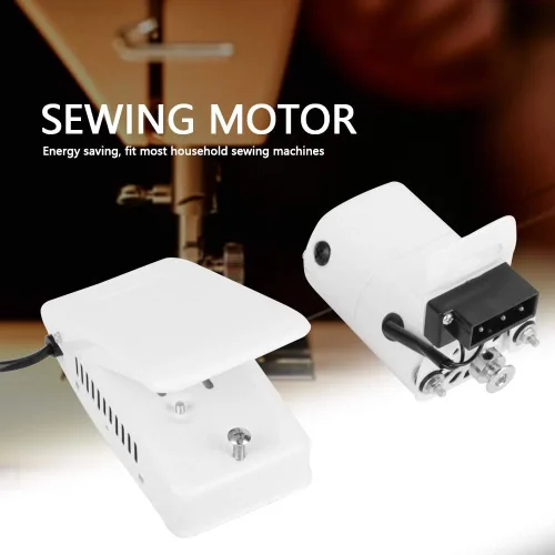 Miniatura 3 de Pedal de pie para máquina de coser, pedal de interruptor de acción de velocidades variables de 100 W con motor para piezas de máquina de coser
