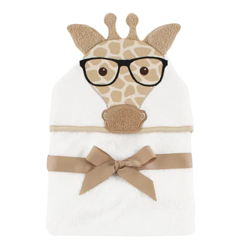 Miniatura 103 de Hudson Baby Toalla unisex de algodón con capucha con cara de animal para bebé, abeja amarilla, talla única Amarillo Bee
