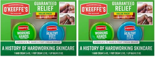 Miniatura 11 de O'Keeffe's Paquete Combinado de Tratamiento Nocturno que Incluye Crema de Manos de Tratamiento Nocturno Working Hands, Crema de Pies de Tratamiento