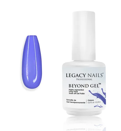 Miniatura 25 de LEGACY NAILS Professional Beyond Gel Soak-Off Esmalte de uñas – Cobertura completa, altamente pigmentado (BEYOND GEL – ALBA 1/2 oz)