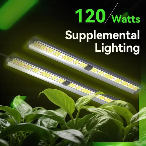 Miniatura 6 de FARMLITE Barras de luz de crecimiento de espectro completo debajo del dosel, lámparas de cultivo LED para plantas de interior, cadena de margaritas