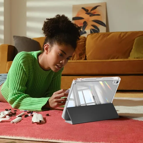 Miniatura 7 de kenke Funda para iPad (A16) de 11ª generación de 11 pulgadas 2025, iPad de 10.9 pulgadas 2022 con soporte para lápices, funda de marco de TPU suave