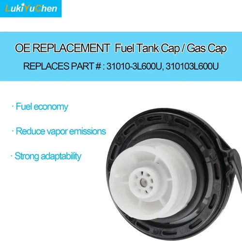 Miniatura 6 de 31010-3L600U Tapa de gasolina para Forte Forte Koup Forte5 Amanti Cadenza Optima Rio Sedona Sorento Sorrento Soul Spectra Tapa de gasolina